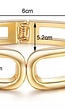 Geometrische Bangle Armband Goud