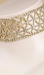 Gouden Strass Choker