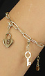 BF2023 Gouden Key To My Heart Armband