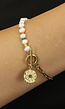 BF2023 Gouden Multicolor Armband met Bedeltje