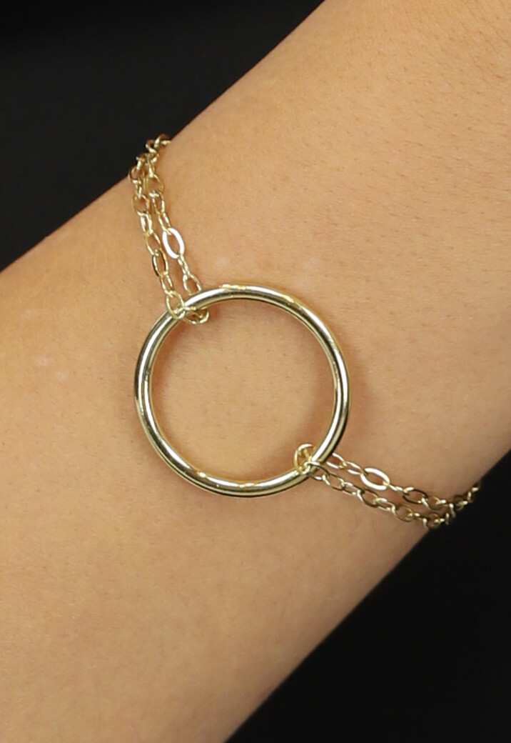 Gouden Cirkel Armband