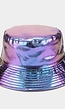 Paarse Metallic Bucket Hat