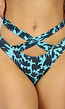 Print Bikinibroekje met Straps