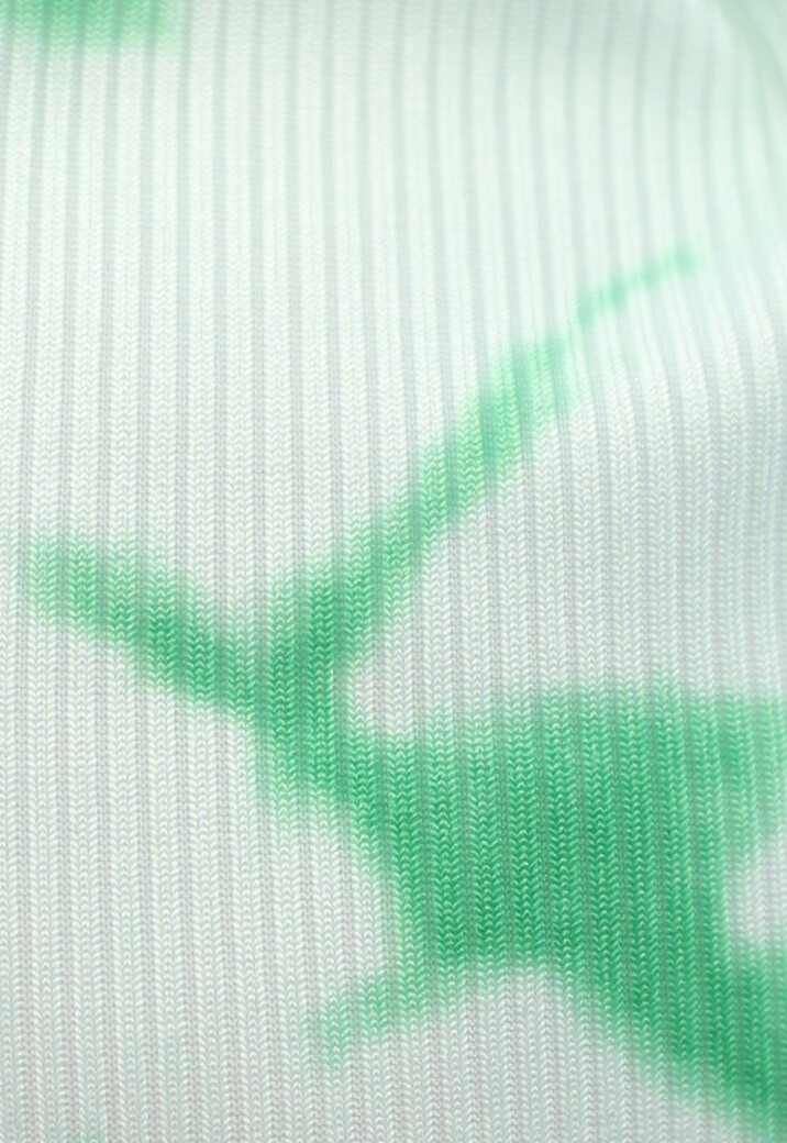 Groen Tie Dye Bikinibroekje met Ribstof