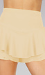 BF2023-1 Geplooide Beige Skort