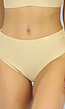 Basic High Waist Bikinibroekje Beige