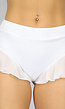Wit Sexy Bikinibroekje met Rokje