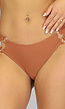 Bruin Bikinibroekje