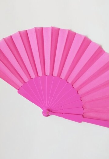 Strakke Party Waaier Fuchsia