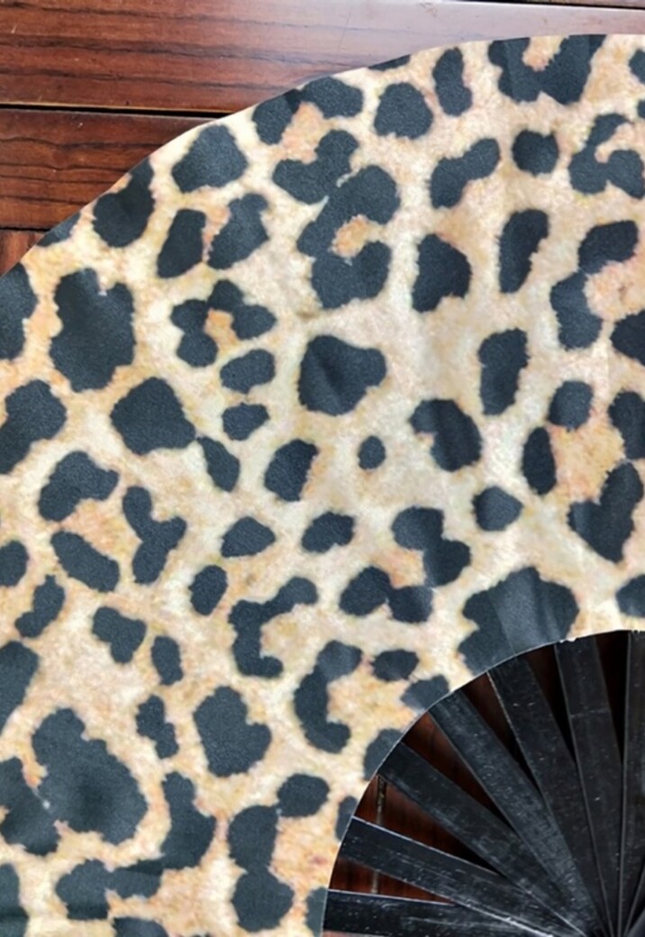 XXL Party Waaier Panterprint