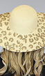 Strand Hat met Luipaard Print