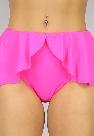 BF2023 Roze Bikinibroekje met Overlay