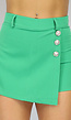 OP=OP! Groene Asymmetrische Skort