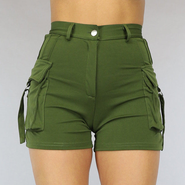 Groene Cargo Short -