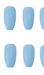 Matte Babyblauwe Kunst Nagels