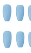 Matte Babyblauwe Kunst Nagels