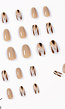 Nude Kunst Nagels met Luipaard Design