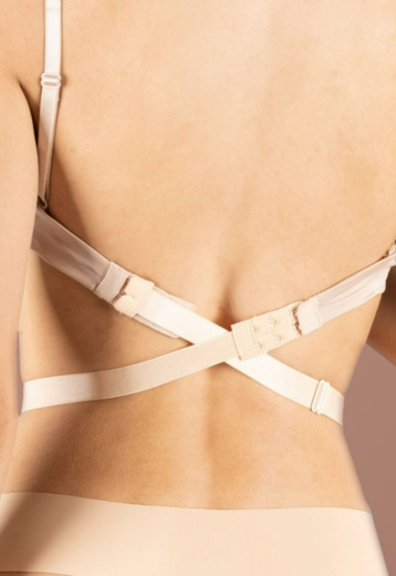 Bye Bra Lage Rug Bh Straps. Low Back straps Met 2-Haken, Verlaagt