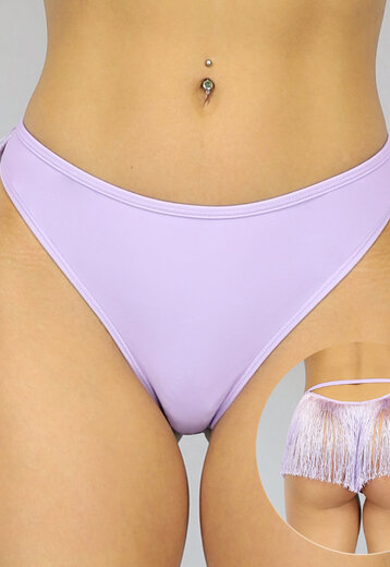 Lila Bikinibroekje met Uitsnede