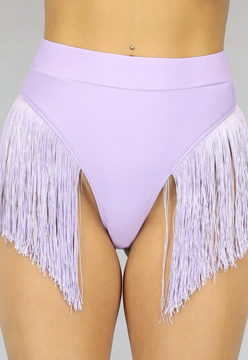 BF2023 Lila Bikinibroekje met Fringe