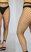 Fishnet panty met Strass Steentjes