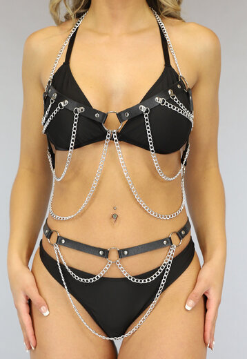 Tweedelig Harnas Bodychain