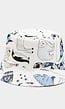 Witte Bucket Hat met Diertjes