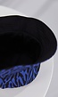 Blauwe Zebra Bucket Hat