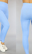 Blauwe High Waist Stretch Sport Legging