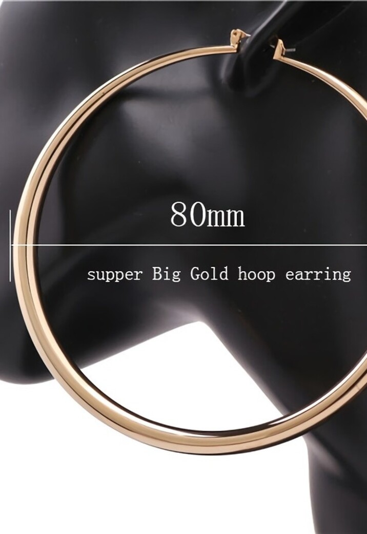 Grote Hoop Oorbel Goud & Zilver