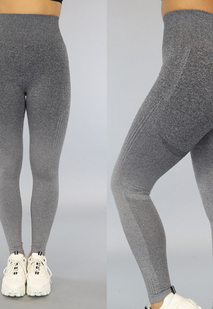 Grijze Ombre Stretch Sportlegging