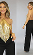 Gouden Munten Crop Top