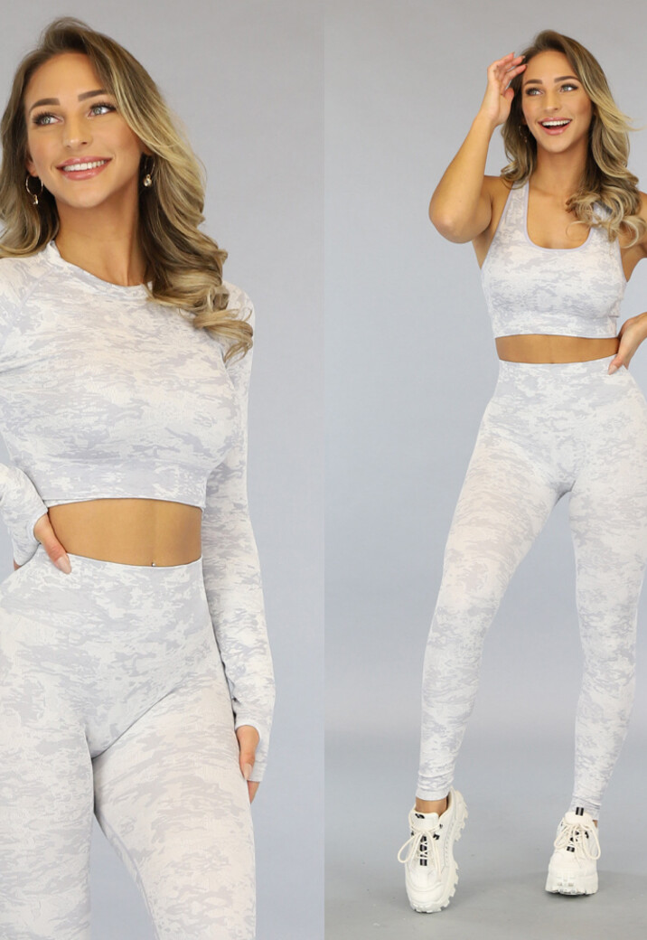 Light Camouflage 3-Delige Sportset