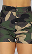 Groene Camo Cargo Short