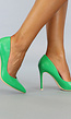 Groene Pumps met Stiletto Hak