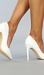 Witte Pumps met Stiletto Hak