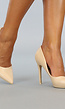 Nude Pumps met Stiletto Hak