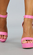 Roze Sandaletten met Plateau