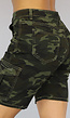 Cargo Jeans Camouflage Short Dames