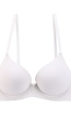 Witte Soft Cup Bh met Kruisbare Bandjes