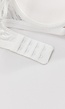 Witte Kanten Push-Up BH met Beugel en Afneembare Bandjes