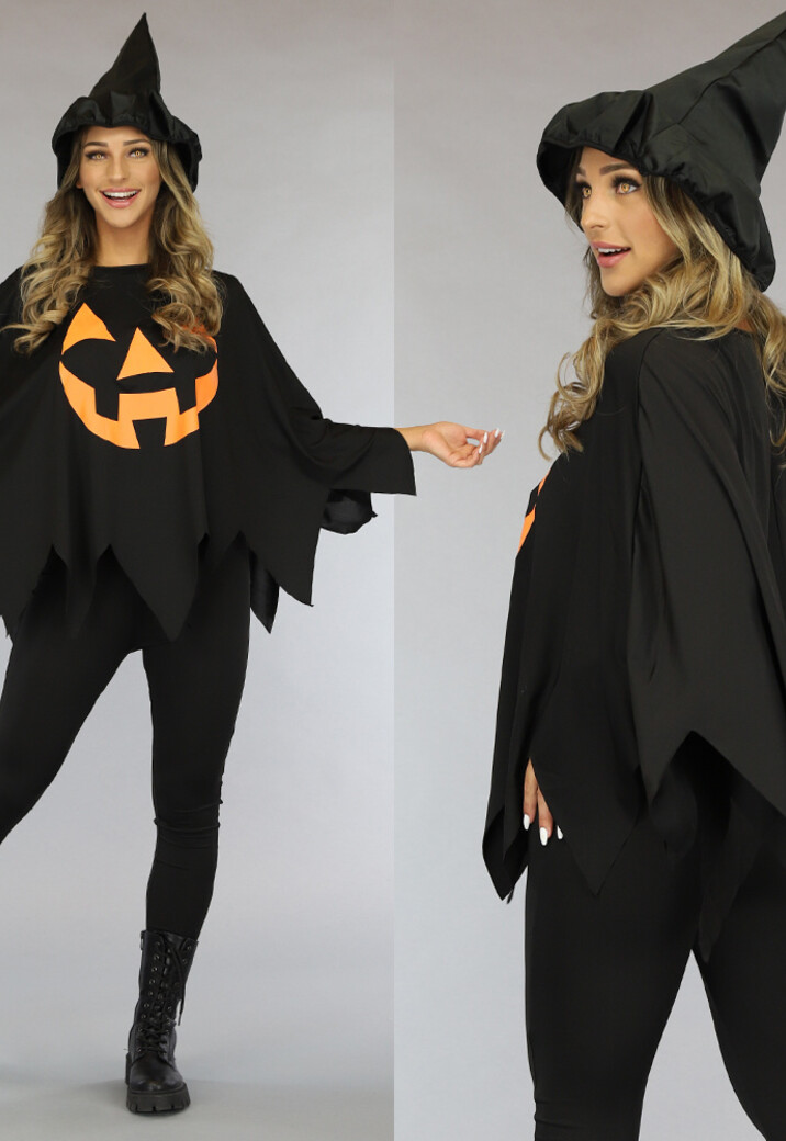Zwart Pompoen Kostuum