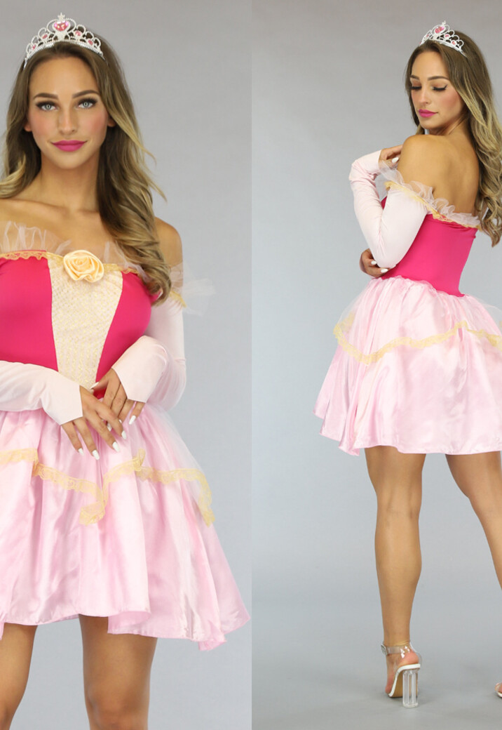 Roze Doornroosje Kostuum