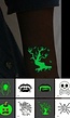 Scary Glow In The Dark Plak Tattoo Set