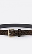 Basic Riem met Luipaard Print