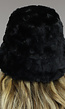 Zwarte Teddy Bucket Hat