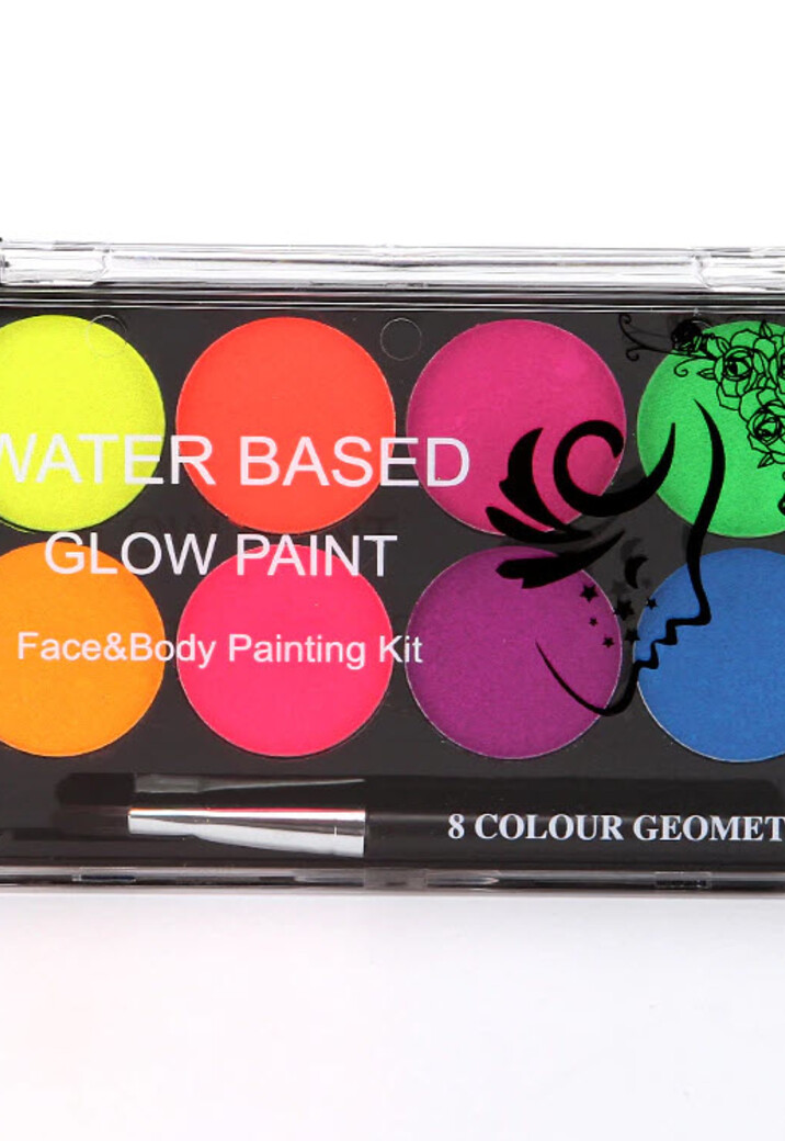 Glow in the Dark Body en Gezicht Verf (Waterbasis)
