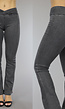 Grijze Flair Jeans met V-Taille