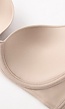 Beige T-Shirt BH met Kruisbare Bandjes