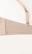 Beige T-Shirt BH met Kruisbare Bandjes